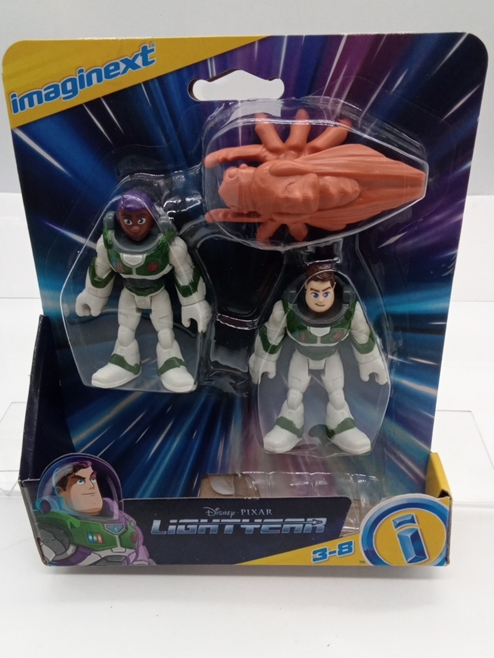 Disney Pixar Imaginext Buzz Lightyear & Alisha Hawthorne Action Figure Play Set